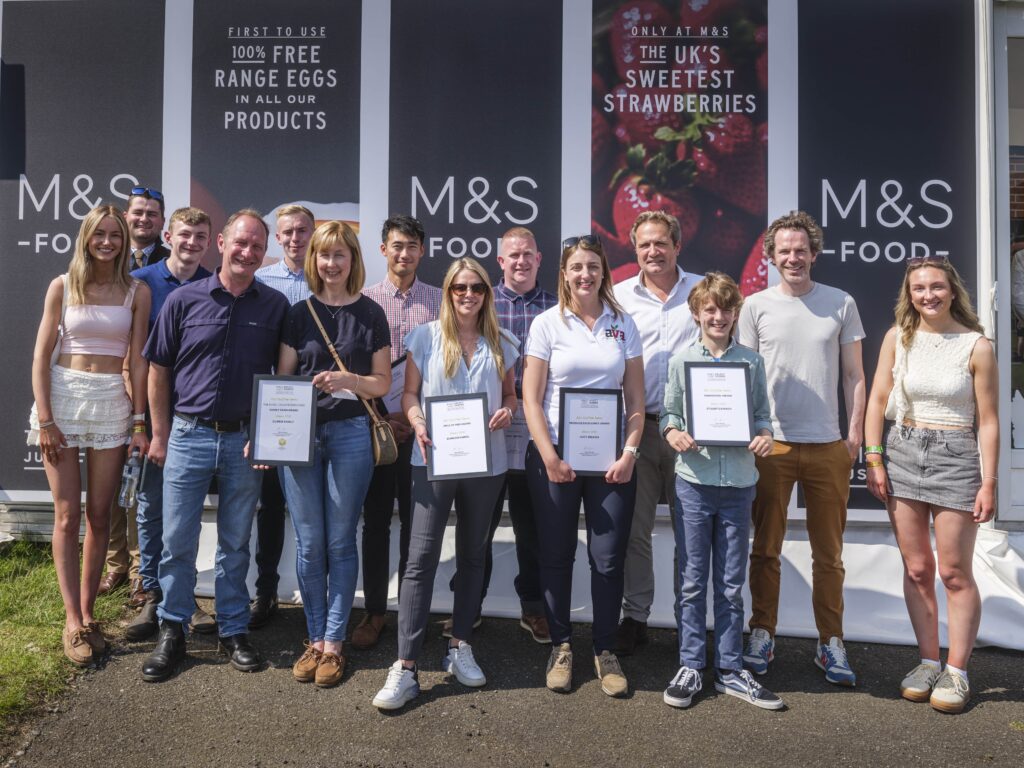 Angus Soft Fruits receives Producer Excellence Award from M&S